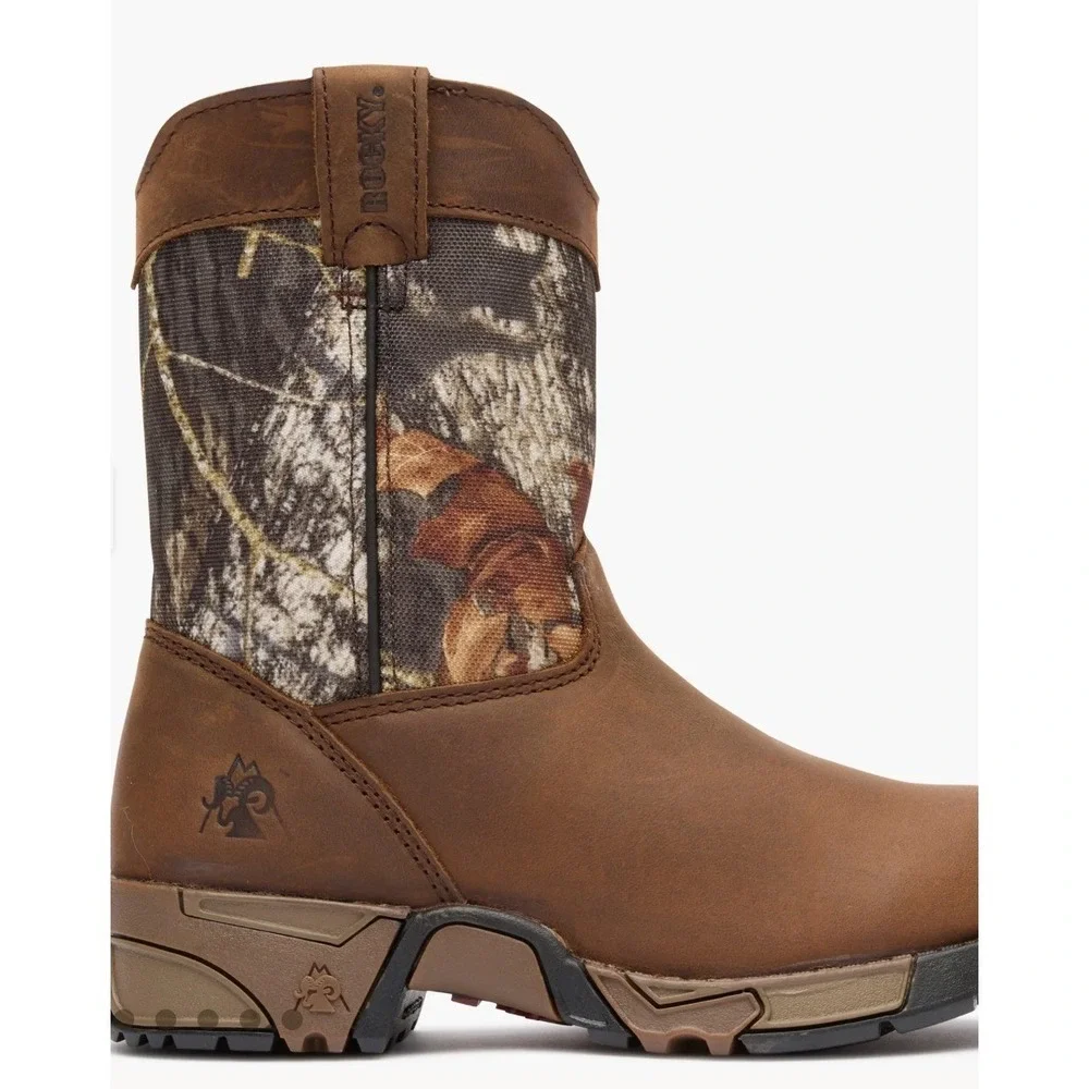 Boys‎ ROCKY KIDS' AZTEC WELLINGTON BOOT size 4M water resistant camouflage
